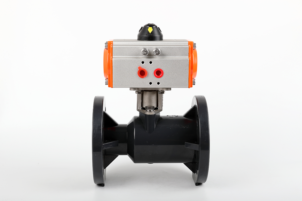 息县气动法兰一体球阀